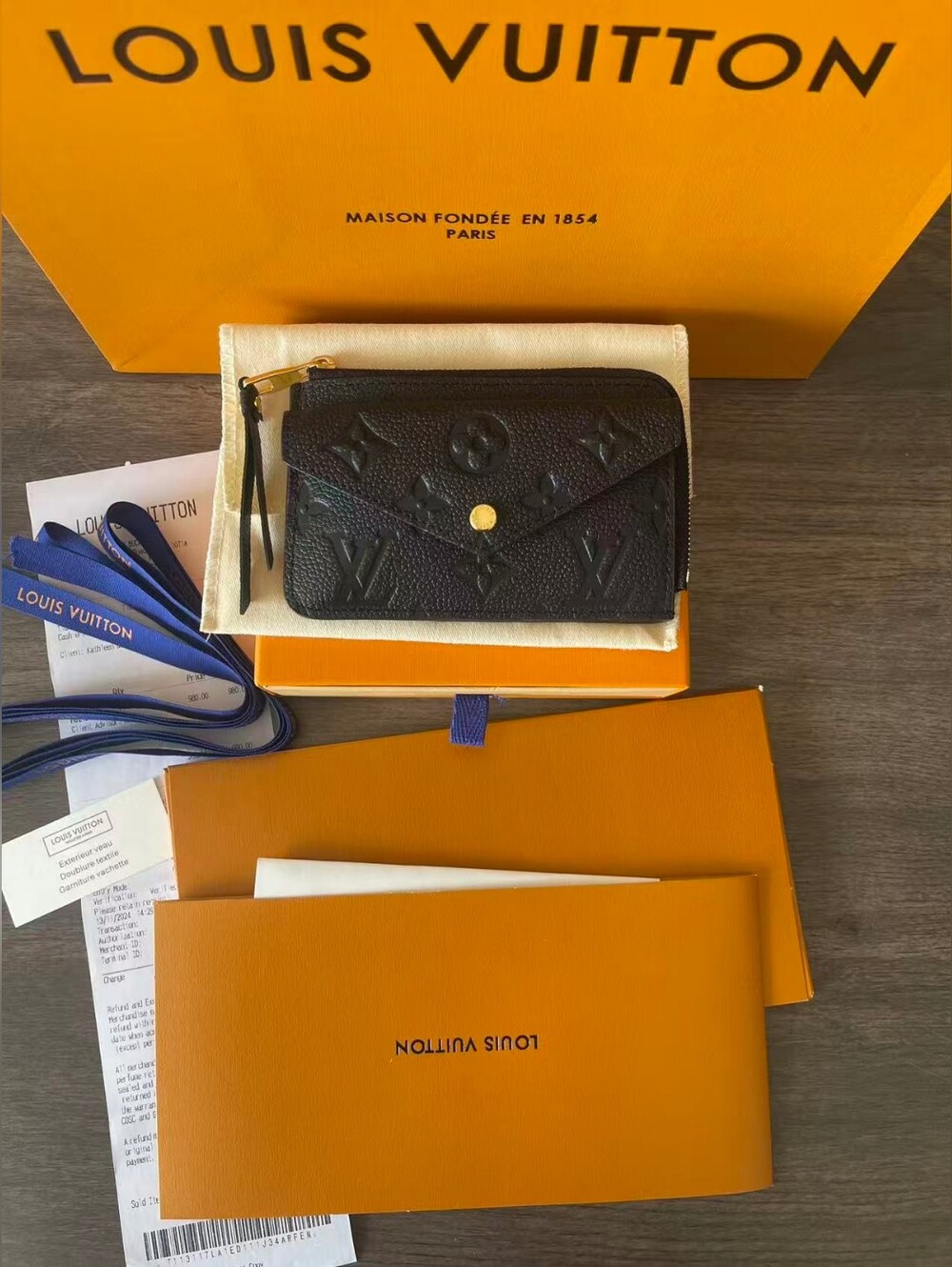 Louis Vuitton Card Holder Recto Versooriginal box.